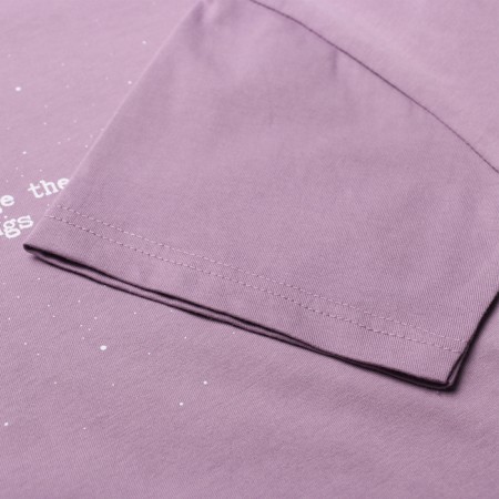 T-shirt for a boy, gray-violet, height 140-2