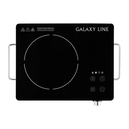 Induction tile Galaxy Line GL 3033, 2000 watts, 1 burner, timer, black