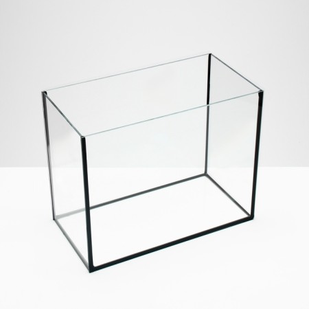 Aquarium "rectangular" with a lid, 20 liters, 36 x 19 x 29/34 cm, wenge-1