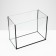 Aquarium "rectangular" with a lid, 20 liters, 36 x 19 x 29/34 cm, wenge