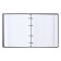 Notebook on rings of 80 sheets in the Caffe Nero cage, with shift block, solid cover, glossy lamination, block 60 g/m2
