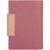 Passport cover on the button, pink color