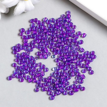 Beads "Zlatka" 08/0, 3 mm, 10 g 0218 Lilac-1
