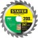 Disk STAYER 3680-200-32-24_z01, on wood, fast cut, 24t, 200 x 32/30 mm