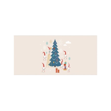 Basket for storage of things "Gnomes decorate the Christmas tree", size 40x60 cm