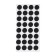 Avant-Gard protective stickers for furniture black, 125 pieces