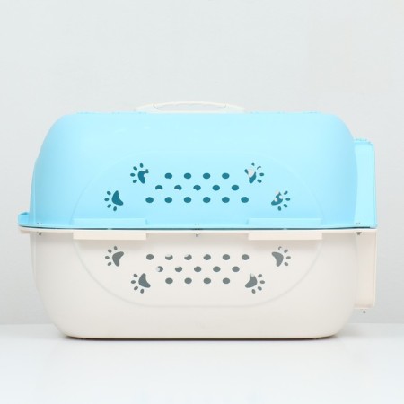 Carriage for animals is plastic, 58 x 40 x 36 cm, blue 4731749-2