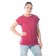 Female T -shirt, size 48, burgundy color