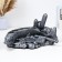 Stand for the bottle "Pike fish" 46x26x22cm, silver