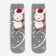 Women's socks with terry inside "Bunnies on skates", size 23-25