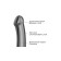 Belt strap-on on suction cup Strap-on-me, silicone, black color, 19 cm