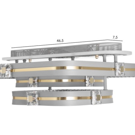 Luer with FDD "Luminar" 3XLED 88W 3000-6000K RGB Gold Gold 50x47x16cm-8