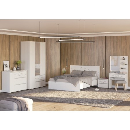 Bedside table "Adeline", 500 × 340 × 440 mm, color is white-3