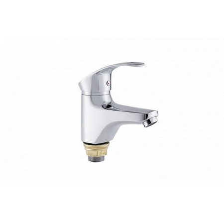 Fauzt FZS-840-129 shell mixer, single-leaf, short spout 110 mm, chrome