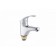 Fauzt FZS-840-129 shell mixer, single-leaf, short spout 110 mm, chrome