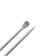 The knitting needles are straight, metal, 35 cm/6.0 mm