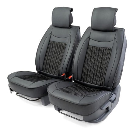 Frame caps for the front seats Car Performance, 2 pcs, eco -leather, and