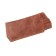 Glasses for glasses, 17.7 × 8.5 × 0.5 cm, brown color
