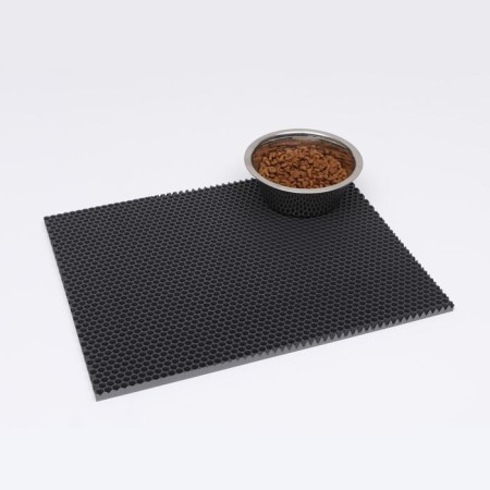 Animal rug EVA, cellular, 35 x 45 cm, gray-2
