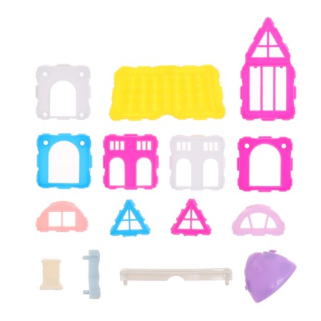 Magnetic designer "Build your home", 150 parts-2