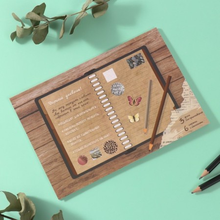 Stickers in the book "Expensive Diary. Vintage" + 3 backgrounds 20.7x14.2 cm-3