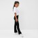 Children's pants with cuts KAFTAN, p. 38 (146-152 cm), black