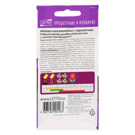 Cherry Freillitunia seeds, petunia F1, annual, 8 pcs-1
