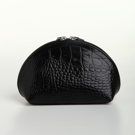Cosmetic bag with lightning Textura, black color-2