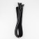 Lightning “Spiral”, No. 7, detachable, waterproof, with a reflective tape, locking machine, 70 cm, black/gray color