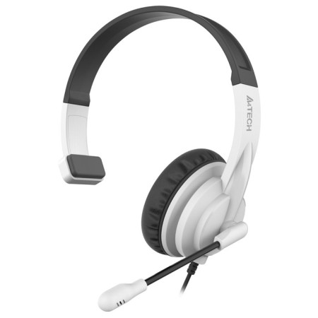 Headphones with A4Tech HS-11 Microphone Black/White 2m Falle headband (HS-11/3.5mm Plug/BLAC 10046