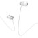 Hoco M79 headphones, wired, vacuum, microphone, jack 3.5 mm, 1.2 m, white