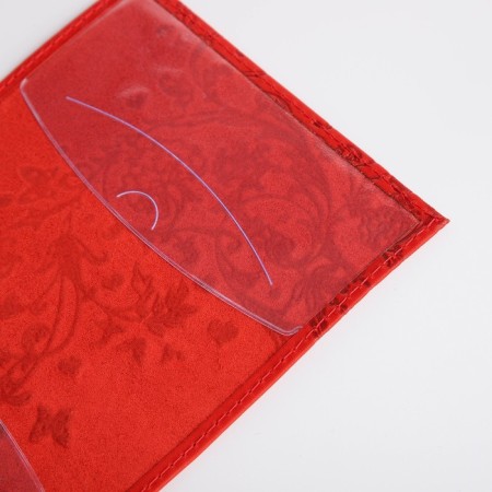 Cover for passport, red color-5