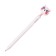 Gel handle Calligrata "cat" automatic, node 0.5 mm, blue ink, white
