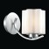 Sconces st. SL116.501.01. ONDE. 1x60 watts, E27, 15x18 cm, silver color