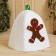 Bath cap with applique "Gingerbread man"