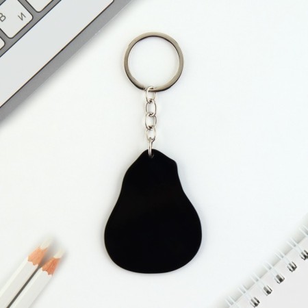 Acrylic key a keychain "Avocado", 3.5 x 10 cm-4