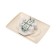 Double socket Kranz ceramics, without grounding, hidden installation, 10a, beige KR-78-0249