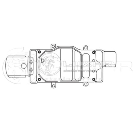 Focus III cooling fan control module (11-)/Kuga II (13-) Ford 8V618C607FC, Luzar LFR 1075-2