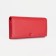 Women's wallet on magnets, red color