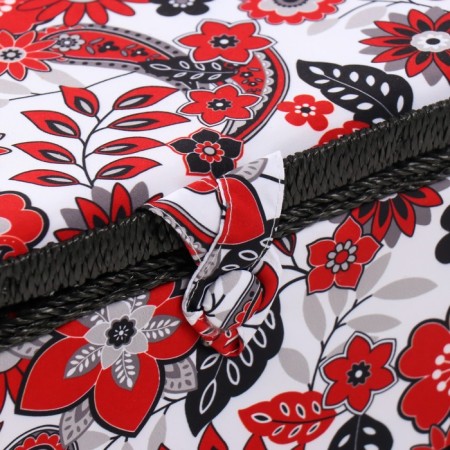 Casket for needlework "Folk Flower pattern" 19x26x14.5 cm-1
