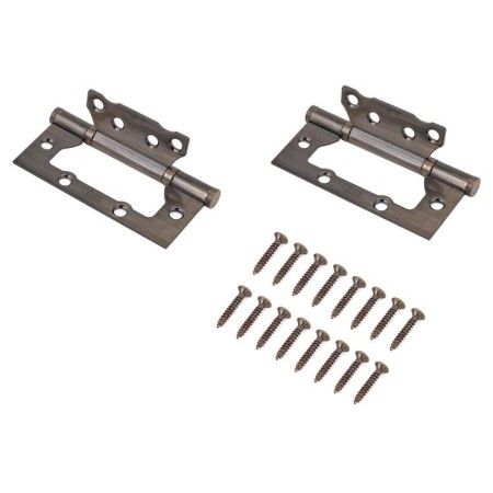 Loop overhead without insert MCL 4x3x2 mm AB box 2 mm bronze 2 pcs