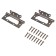 Loop overhead without insert MCL 4x3x2 mm AB box 2 mm bronze 2 pcs
