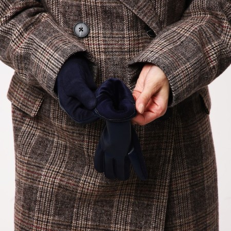 Gloves are female, dimensionless, without insulation, blue color-4