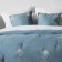 Cover with pillowcases "Alice", size 160x220 cm, color gray-blue
