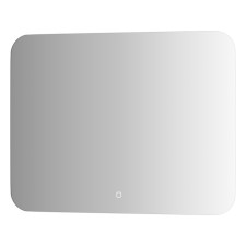 Зеркало с DEFESTO LED-подсветкой 25 Вт, 80x60 см, сенсорный выключатель, нейтральный белый свет