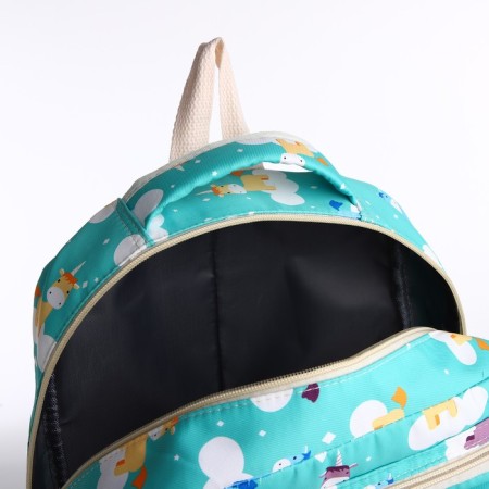 Bades with a zipper, bag, cosmetic bag, turquoise color-7