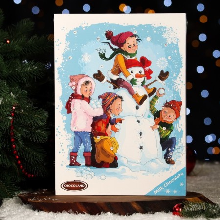 Advent calendar with mini tiles made of milk chocolate Chocolate Mix, 50 g-3