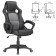Playing armchair Brabix "Rider Plus EX-544", comfort, eco-leather, black/gray