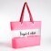 Bag Women's Beach Tropical Vibes, 50x35x11 cm, pink color