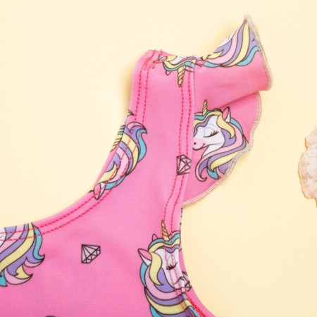 Baby swimsuit KAFTAN "Unicorns", height 122-128 (34)-4